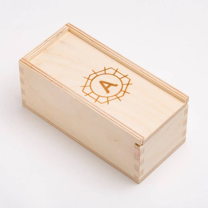 Wooden Box Minute Assorted 12g - 4.2 Oz for wholesale by Autore Chocolate