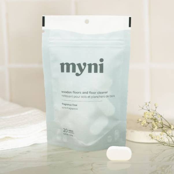 Wooden Floor and Floor Cleaning Tablet | 20 Washes | 6 pk for wholesale by Myni