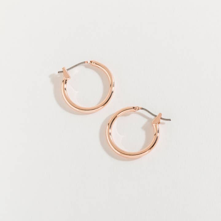 Howard's – wholesale Hoop-örhängen – Rose Gold Hoop Klicka Ear Sense Örhängen