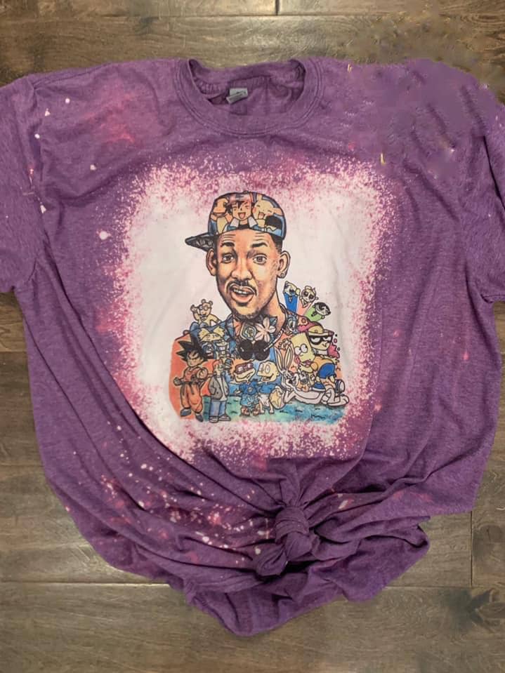 90’s Throw Back Bleached Tee for wholesale by Studio 412