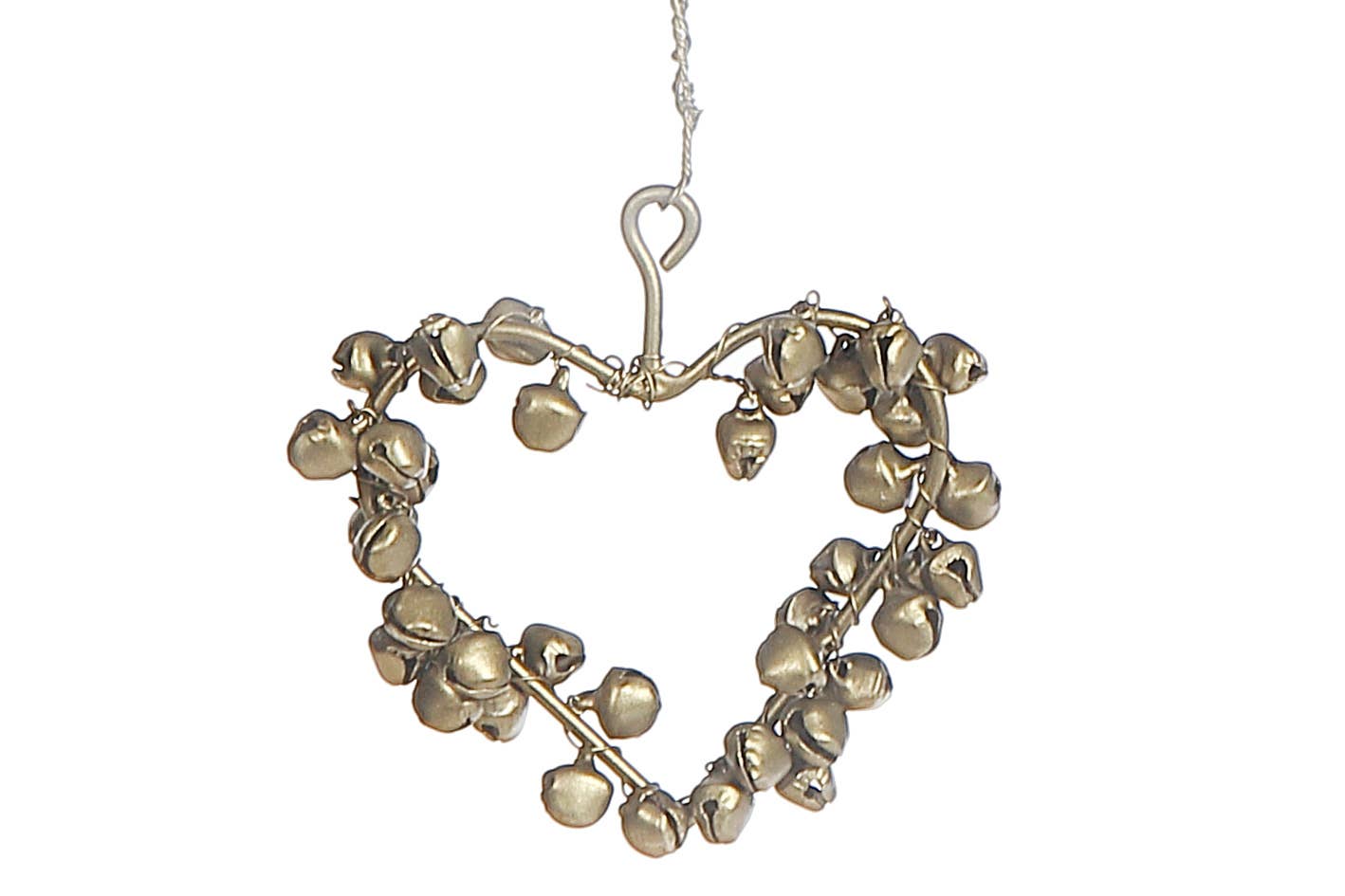 IH Casa Decor - Wholesale Ornament Set - METAL HANGING ORNAMENT BELL HEART0