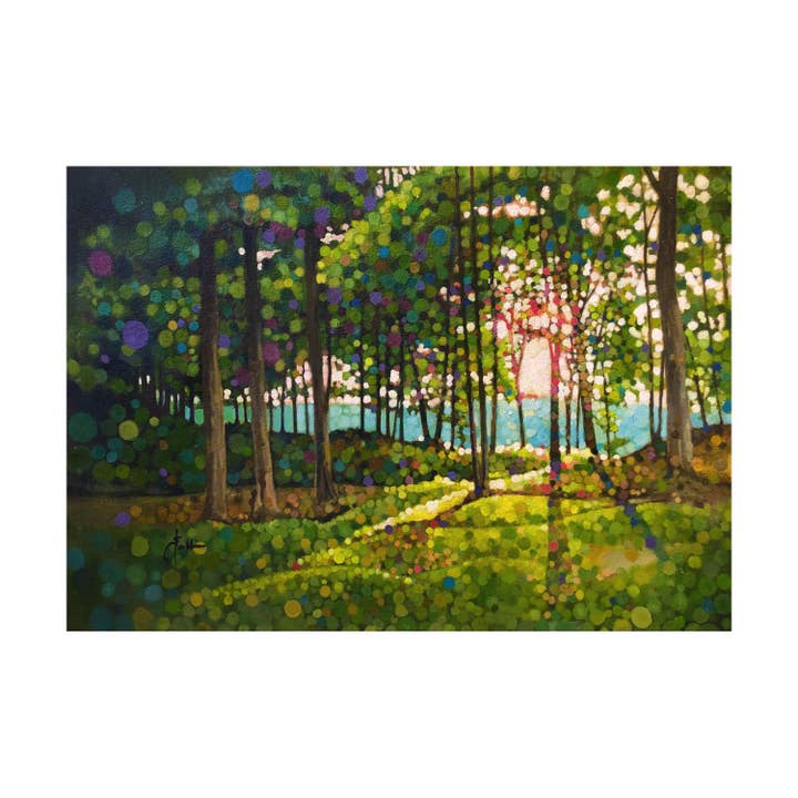 Magic Hill - Mercantile - Wholesale Art Print - BACKORDER Contemporary Giclee High-end print titled: magical walk by Kevin Conklin W18 x 24” inches signed