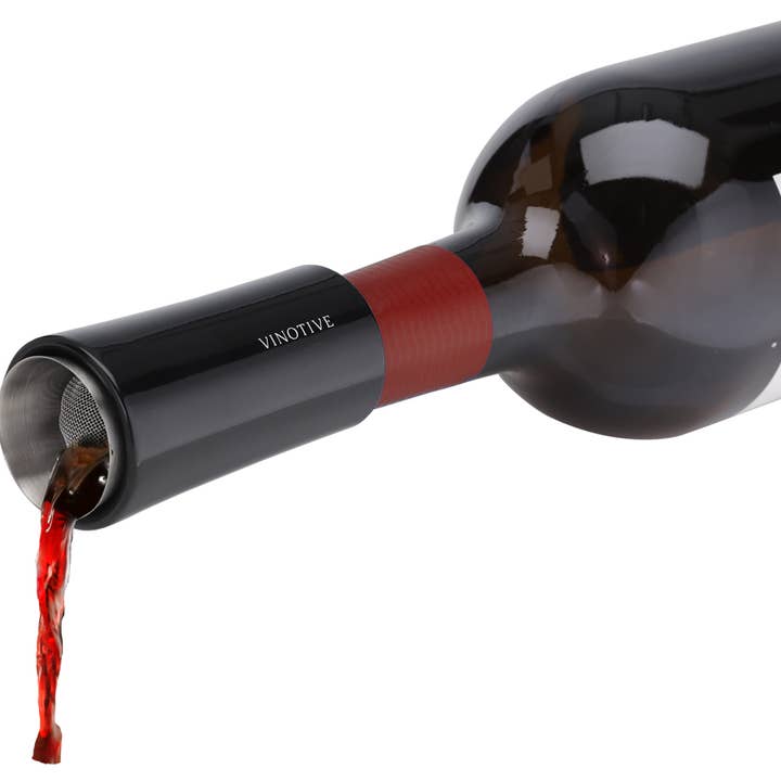 VINOTIVE – wholesale Wine aerator – Vinaer 7 Function Wine Aerator - Matt Black Edition1