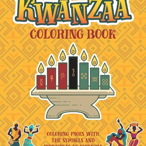 Books by splitShops - Wholesale Coloring & Activity Book - Kids & Baby - Kwanzaa Coloring Book: For Kids And Adults Simple, Easy and Large Pages To Color Kwanzaa Gift For Kids - Paperback