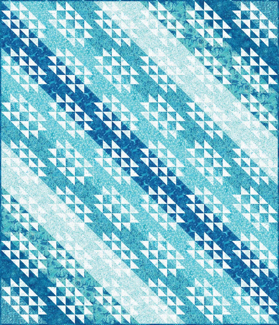 The Whimsical Workshop - Wholesale Craft Sewing Kit - First Frost Quilt Pattern - Two Colorways1