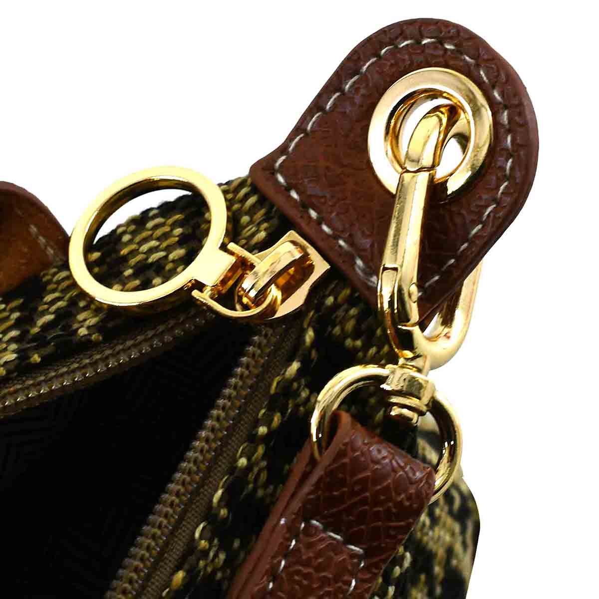 MiMi Wholesale - Wholesale Crossbody Bag - Women's - HT781 Houndstooth Mini Crossbody Bag4