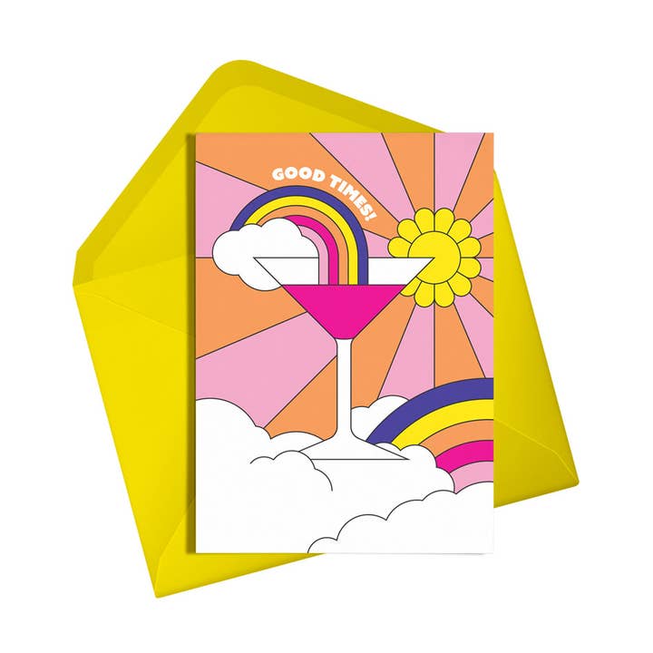 Good Times! Everyday Card | Celebration | Congratulations for wholesale by Alphablots