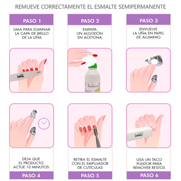 Valmy - Venta al por mayor Esmaltes de uñas - Valmy Esmalte Semipermanente Glamgel Audaz