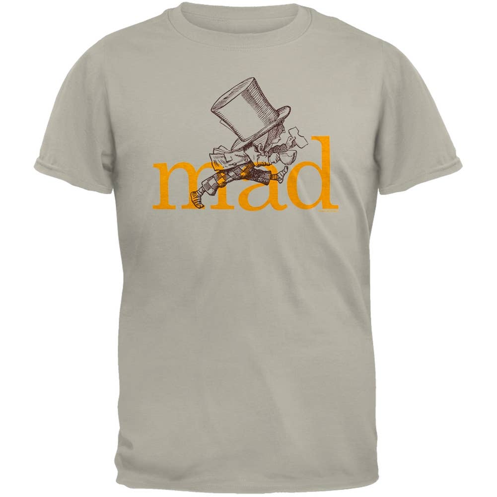 Official Store - Wholesale Screen Printed T-Shirt - Men's - Alice in Wonderland - Mad Premium Men's Soft T Shirt0