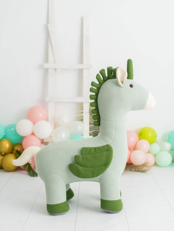 MAXI-PEGASUS-PLÜSCHTIER AUS 100% BAUMWOLLE für den Großhandel von Crochetts