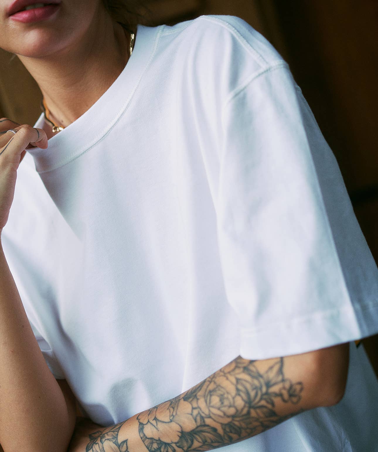 Artree - Wholesale T-Shirt - Unisex - Oversized T Shirt Unisex Cropped (White)2