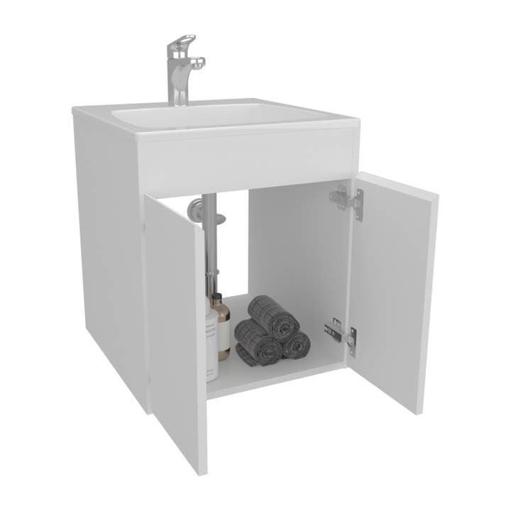 TUHOME FURNITURE - Wholesale Cabinet - Bathroom Vanity 45 Meka, One Open Shelf13