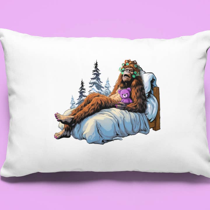 Squatchin’ Country – Fronha de cama/decorativa por atacado – A sua caixa de almofada Sasquatch para dormir engraçado