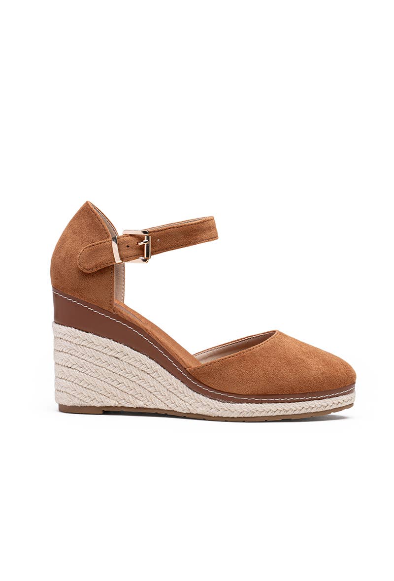 LADY GLORY - Wholesale Wedges - Women's - Wedge espadrille sandals in suede11