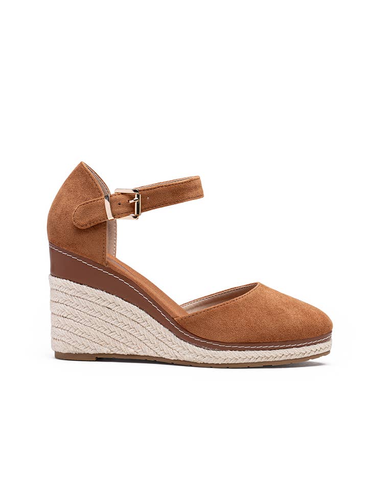 LADY GLORY - Wholesale Wedges - Women's - Wedge espadrille sandals in suede11