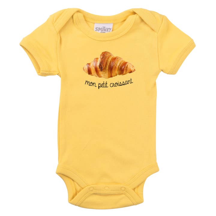 Spunky Stork - Wholesale Screen Printed T-Shirt - Kids - Mon Petit Croissant Organic Cotton French Baby Toddler Shirt8