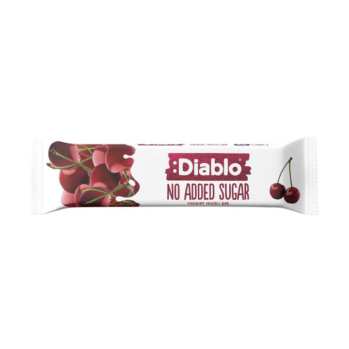 Diablo Sugar Free - Wholesale Snack Bar - :Diablo Yoghurt Cherry Muesli Bar 30g0