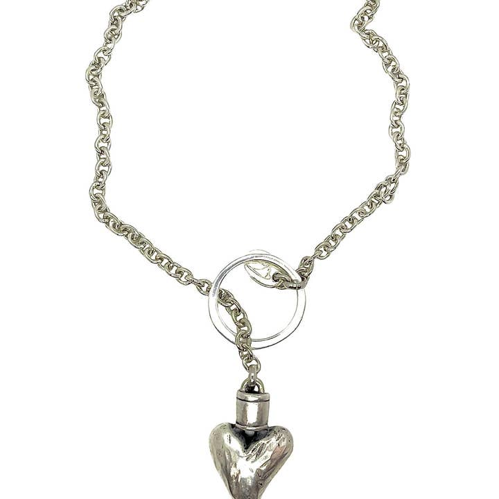 Gloria Mago - Wholesale Pendant/Charm Necklace - "Me Lanzo" Necklace 50cm silver plated