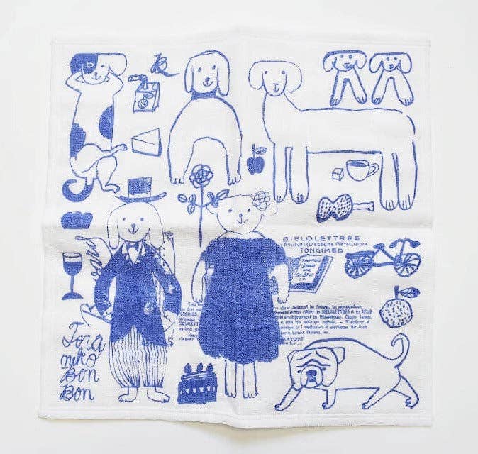MinoCraft - Wholesale Tea towel - Cotton tea towel with design by Nachio Nakanishi0