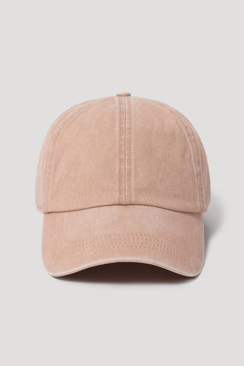 David And Young - Wholesale Baseball Cap - Unisex - GWCAP18670 - Stone Washed Twill 6 Panel Baseball Cap24