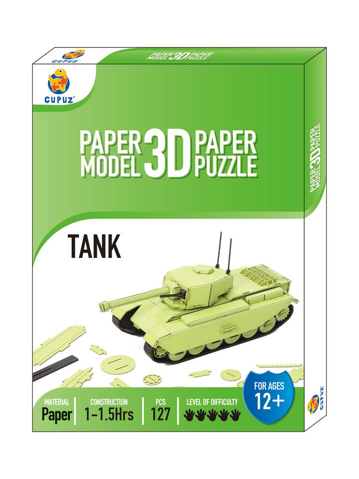 Kit di carte 3D verde e nero Tank3 per la vendita all'ingrosso da parte di Go on make me