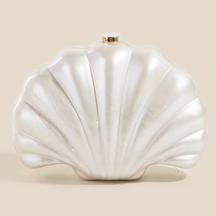 Seashell Pearl Clutch Bag for wholesale by Anarchy Street