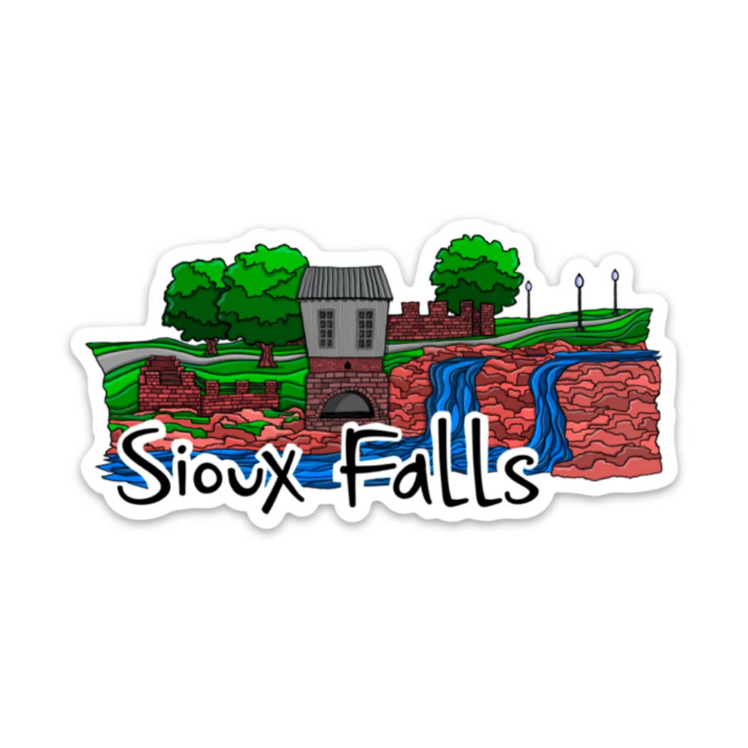 Kevin & Kaia - Wholesale Sticker - Sioux Falls Falls Park 2 - Sticker
