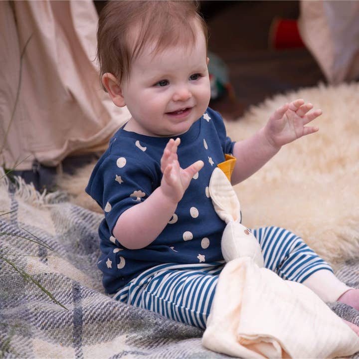 Full Moon Organic T Shirt & Jogger Playset for wholesale by Little Green Radicals