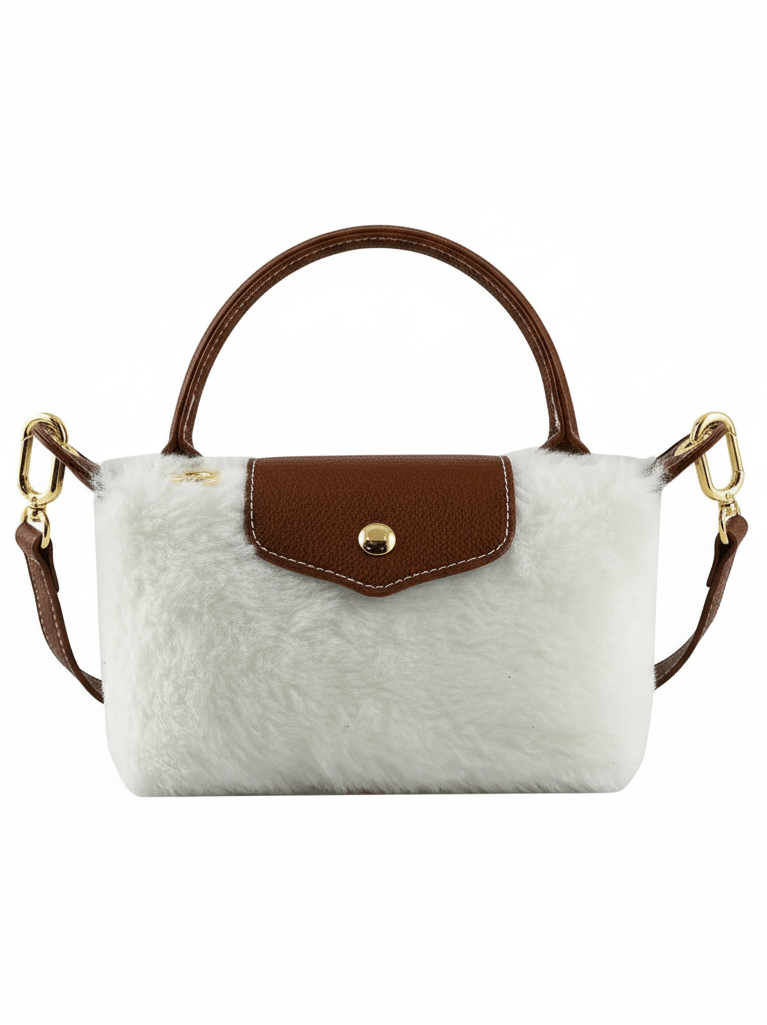MiMi Wholesale - Vente Sac à bandoulière – femme - Sac bandoulière mini en shearling SW7813