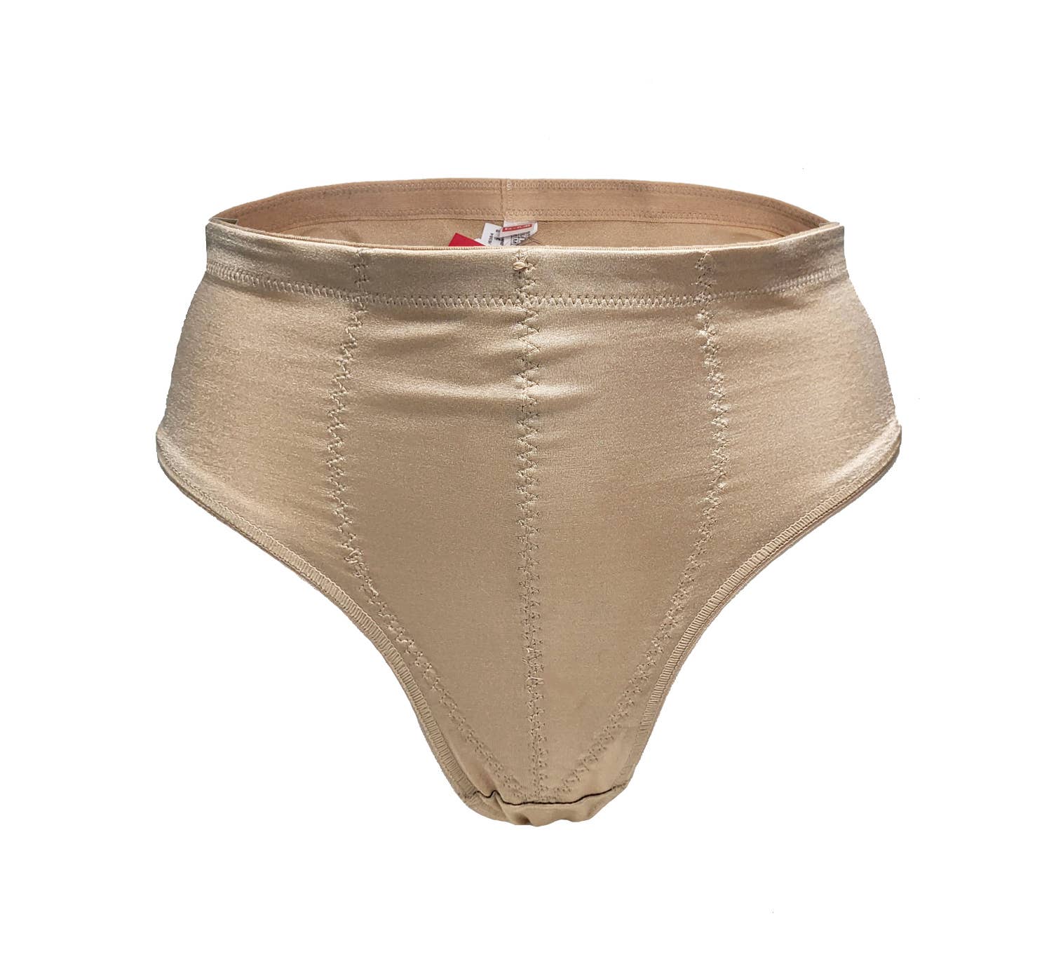 NHP International - Wholesale Underwear - Women's - B-Full Underwear - Silky touch high waist beige lycra thong1