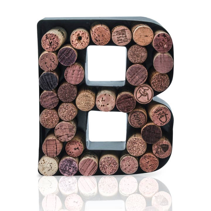 MADE EASY KIT - Wholesale Wine cork holder - Made Easy Kit Metal Letter Wine Cork Holder w/Wall Mount Kit53