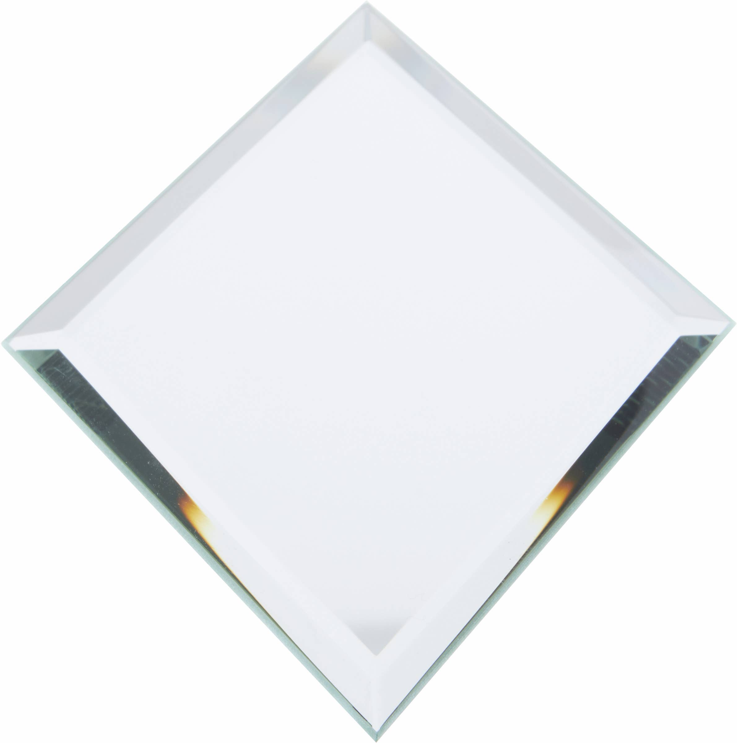 Bard's - Wholesale Wall Mirror - Bard's 3mm Beveled Glass Mirror, 4" x 6" (Diamond-shaped)0