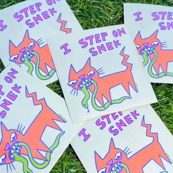 Step on Snek Sticker for wholesale by CreepyMeat