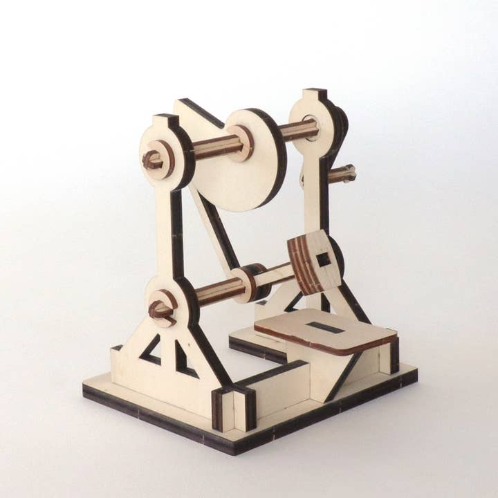 Dahimo - Wholesale DIY Craft Kit - Leonardo Da Vinci Cam Hammer - Functional Wooden Model Kit3