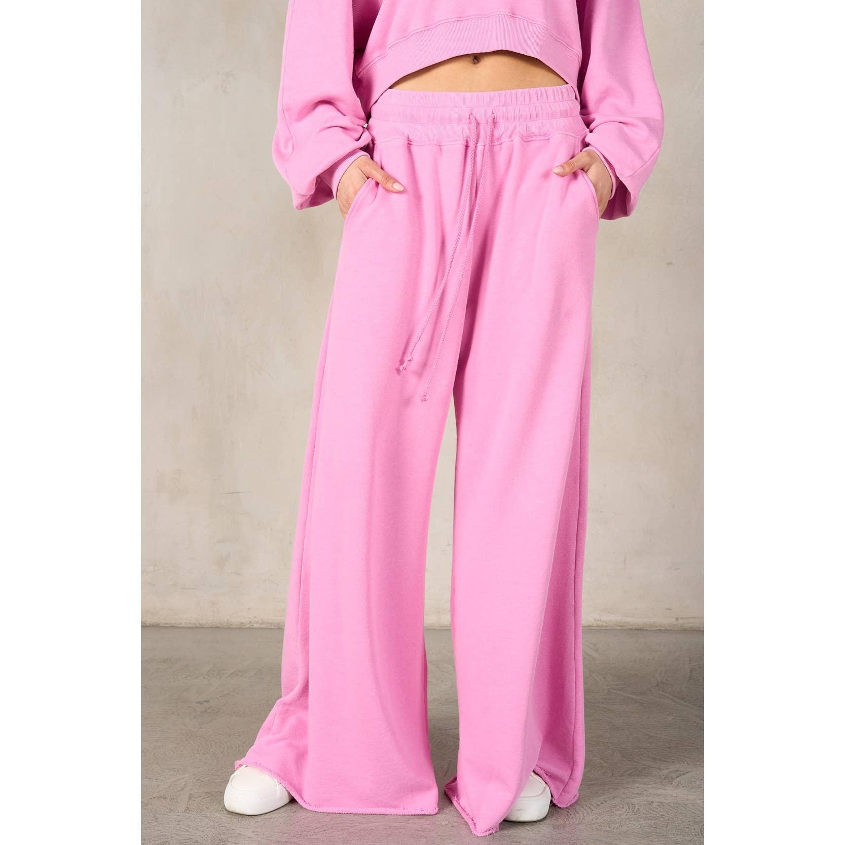 lalamia - Wholesale Pants - Women's - Matching Rib Wide Oversize Sweatpants21