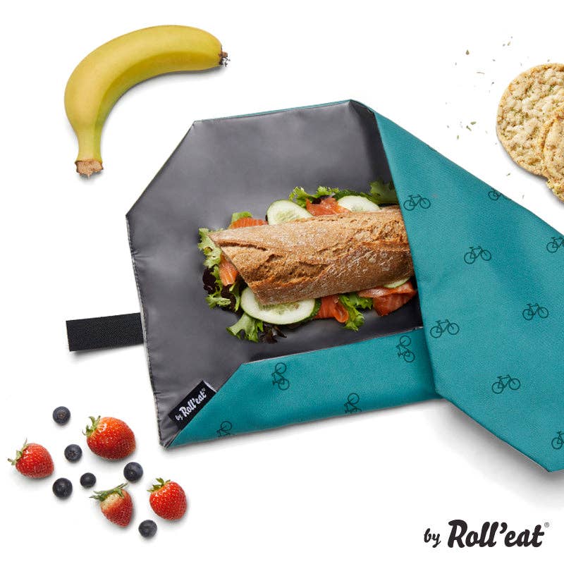 Brotzeit - Venta al por mayor Bolsa/envoltorio de alimentos - Boc'n'Roll ICON Collection de Roll'eat - Bolsa reutilizable para sándwiches y snacks lavable6