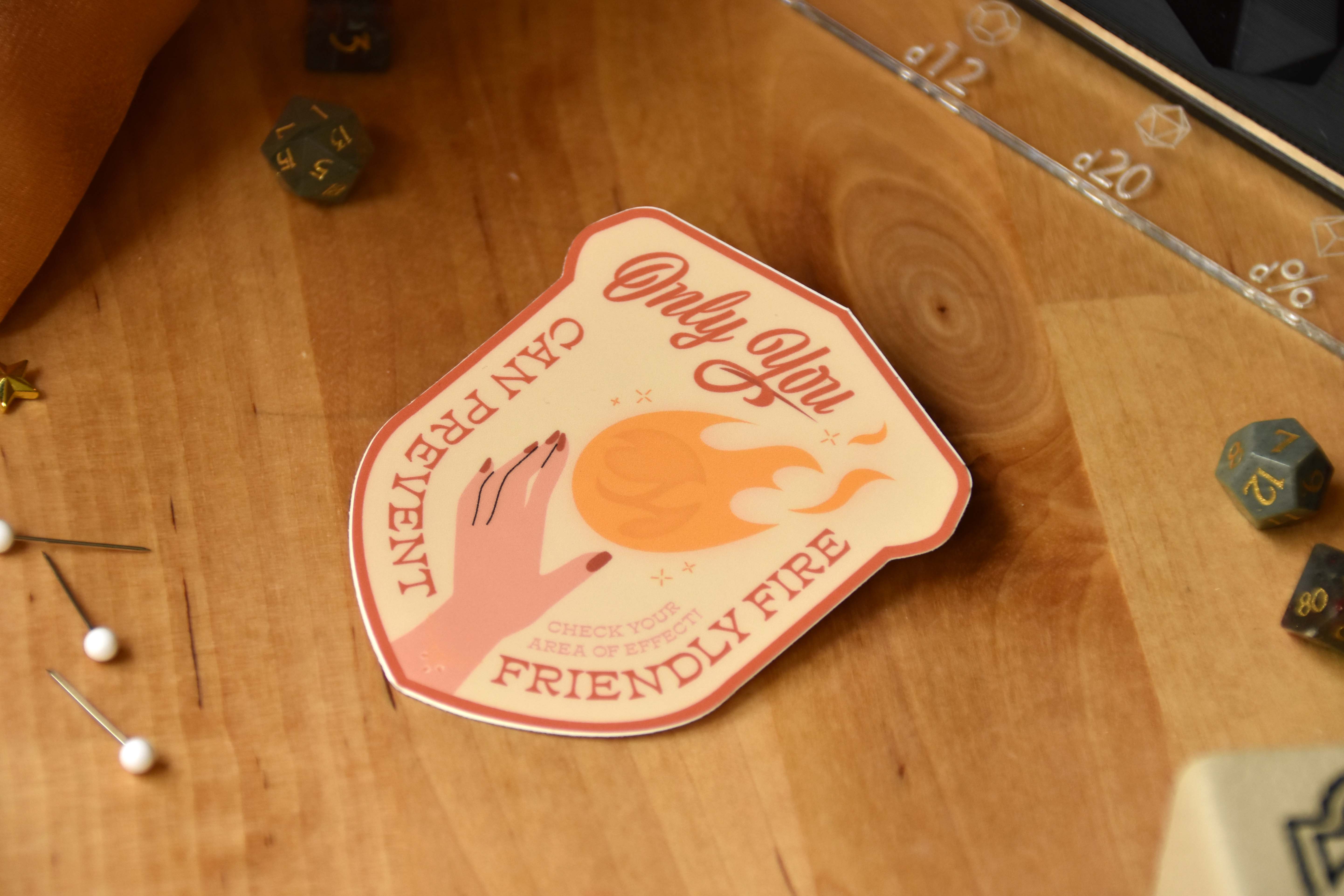 The Franki Hanke - Wholesale Sticker - Fireball Wizard Sticker4