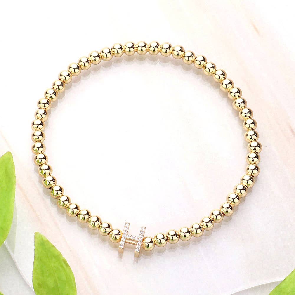 Sensibling Corp. - Vente Bracelets à breloques/pendentifs - Bracelet extensible monogramme initial SECRET BOX_9