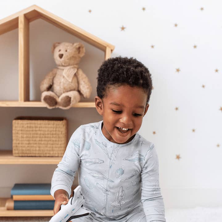 Up and Away Big Kid Pajama for wholesale by Sweet Bamboo