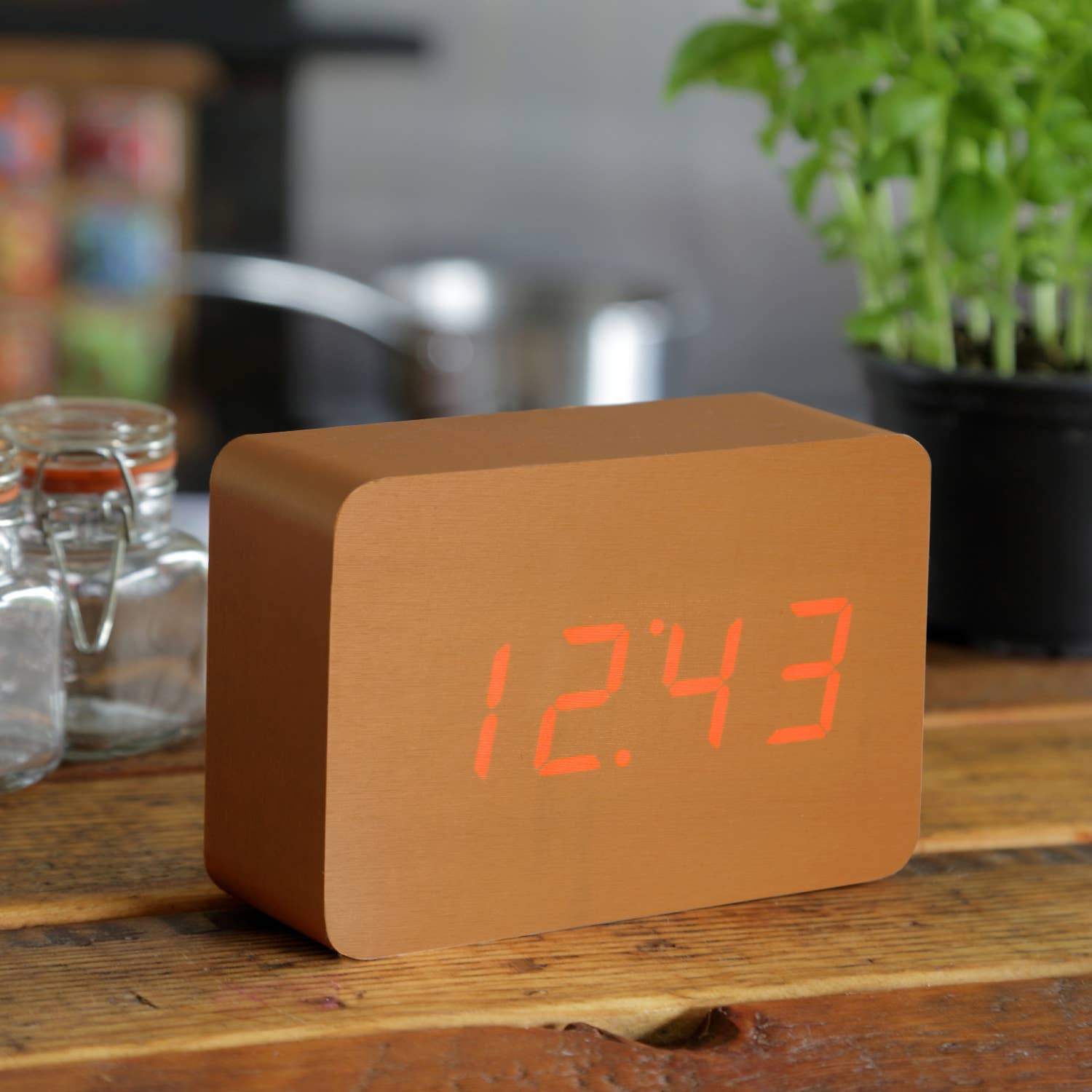 Gingko Design – wholesale Alarm clock – Gingko Brick Click Alarm Clock4