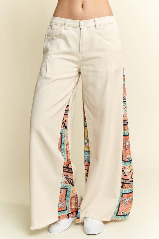 JADE BY JANE – wholesale Jeans - Dam – LAPPTÄCKE MED RAK BENBYXA MED MELLANHÖJD PAISLEYTRYCK15