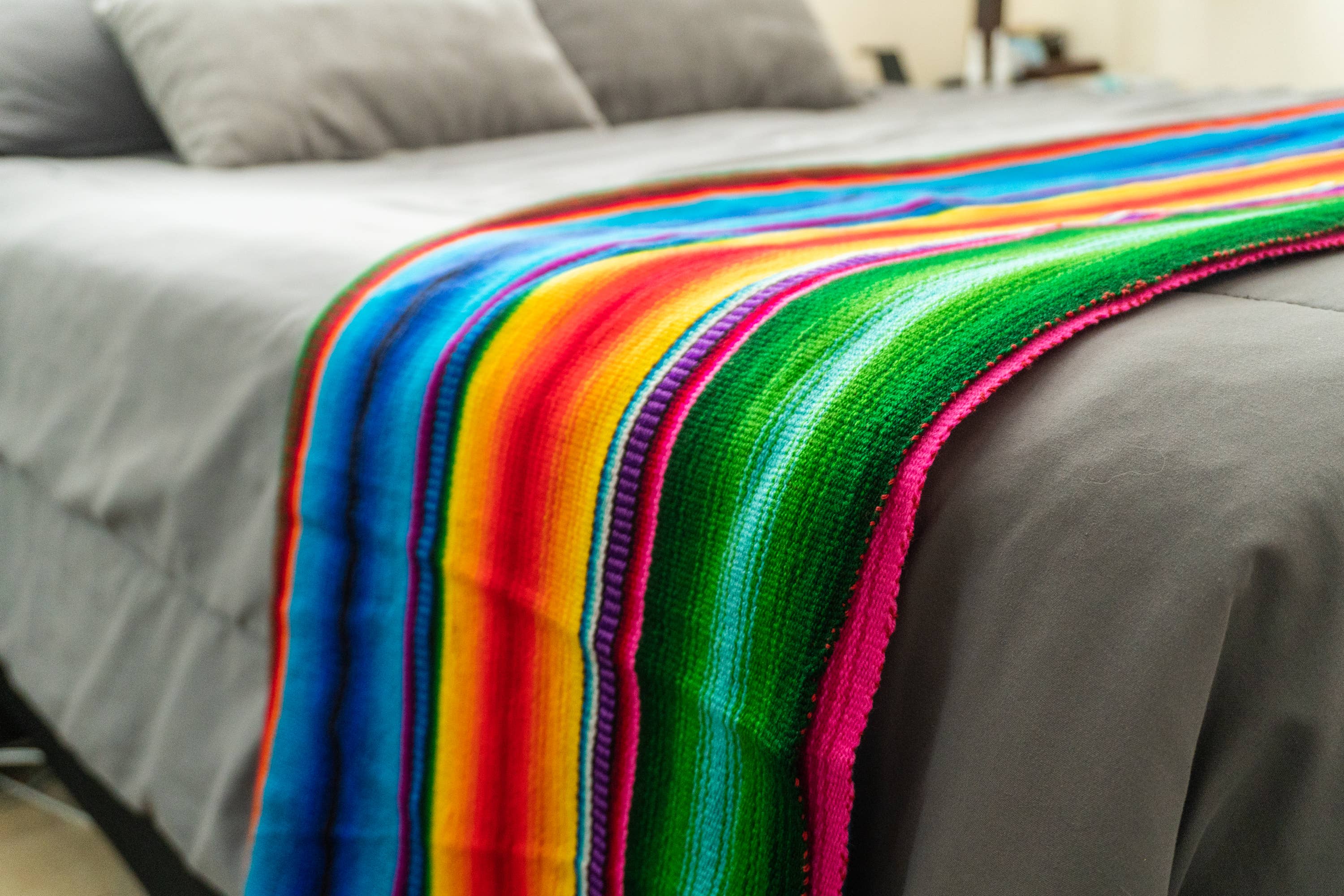 Lumily – Manta para sofá por atacado – Manta Artesanal Riscada Hacienda Sarape - Guatemala11