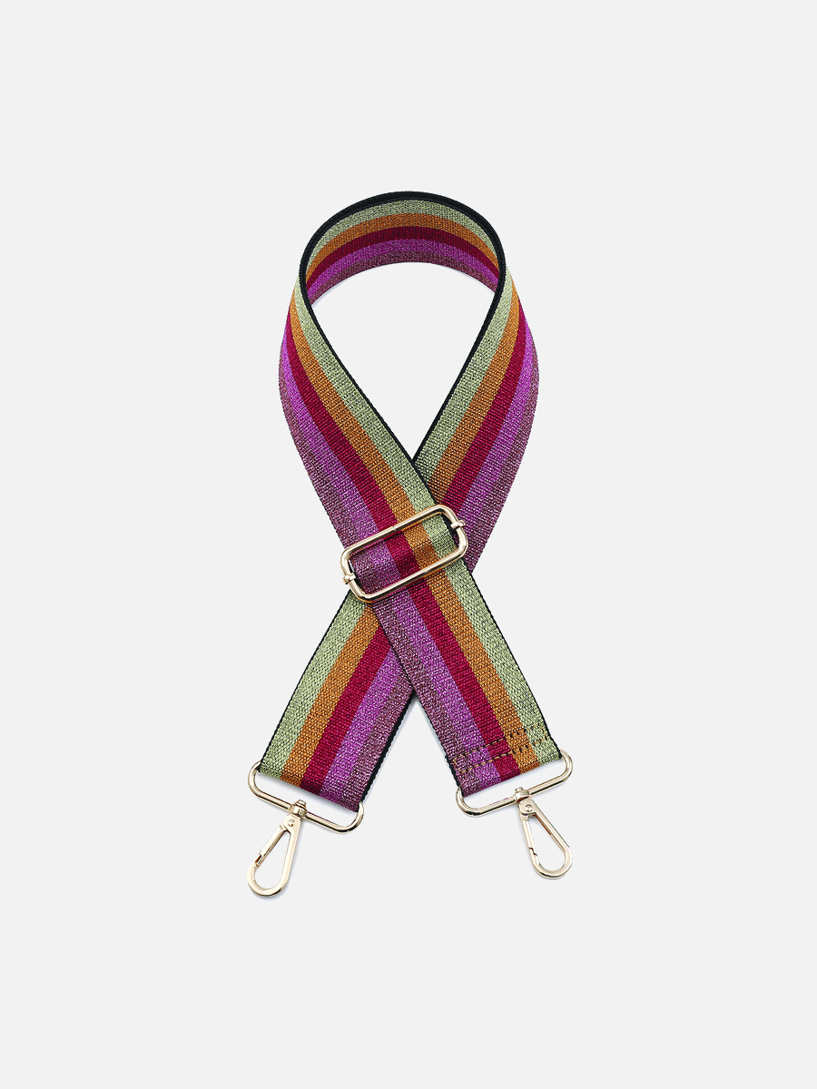 Jen & Co. - Vente Sangle pour sac – femme - Sangle de guitare rayée STPSTRP3