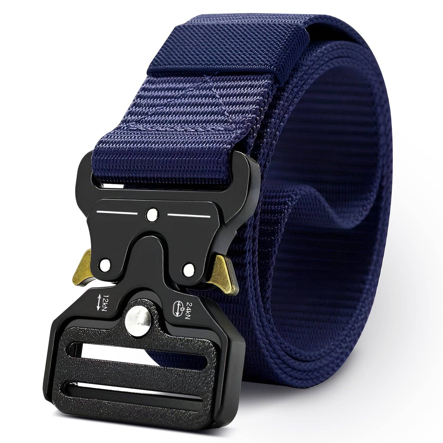 Ledsone - Wholesale Belt - Men's - Fabric Trim Men's Belt Adjustable Buckle Fit for Men Dress ~53377