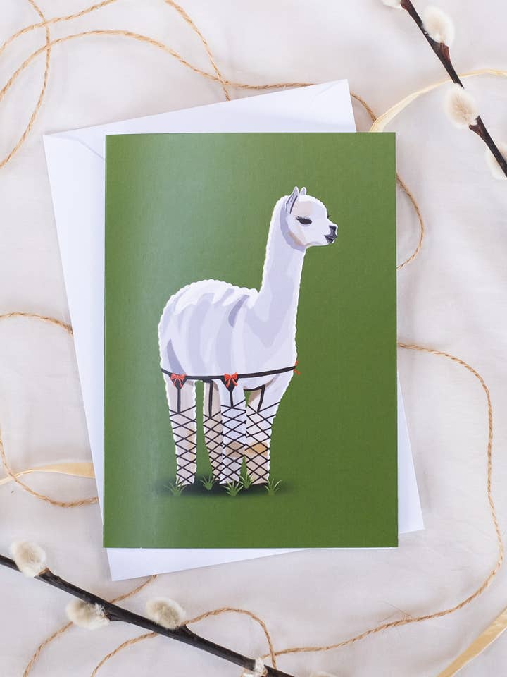 Sustainable greeting card, eco-friendly notelet, FSC for wholesale by The Yellow Windmill