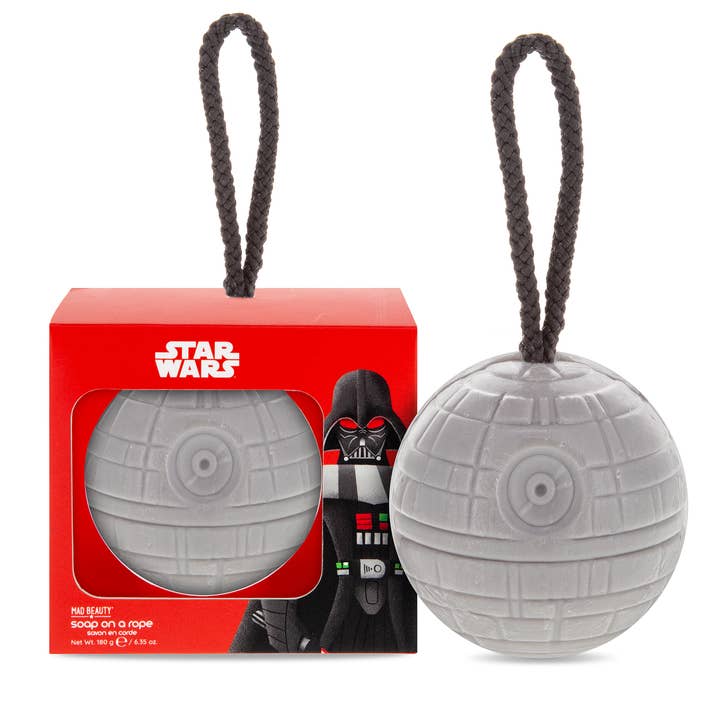 Mad Beauty USA LLC - Wholesale Bar Soap - Mad Beauty Star Wars Dark Side Death Star Soap on a Rope