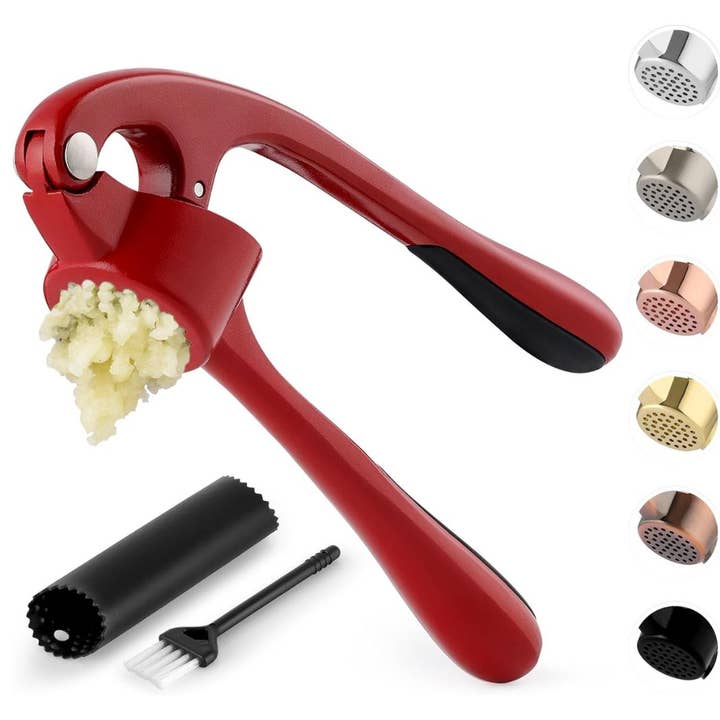 Zulay Kitchen – wholesale Kitchen tool/gadget – Premium Garlic Press with Soft Easy-Squeeze Ergonomic Handle16