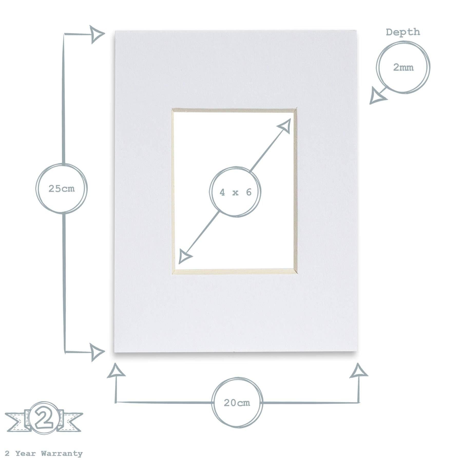 Rinkit Ltd - Wholesale Picture Frame - Nicola Spring Picture Mount 8 x 10 Frame Photo Size 4x6 Grey6