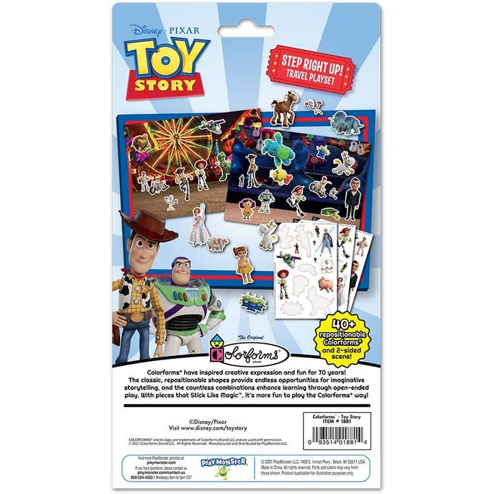 Play Monster - Wholesale Sticker - Kids & Baby - Colorforms Stickers for Kids - Disney Toy Story Box Set