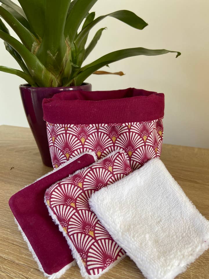 Cotoni lavabili+cestino per la vendita all'ingrosso da parte di Créa by Emma